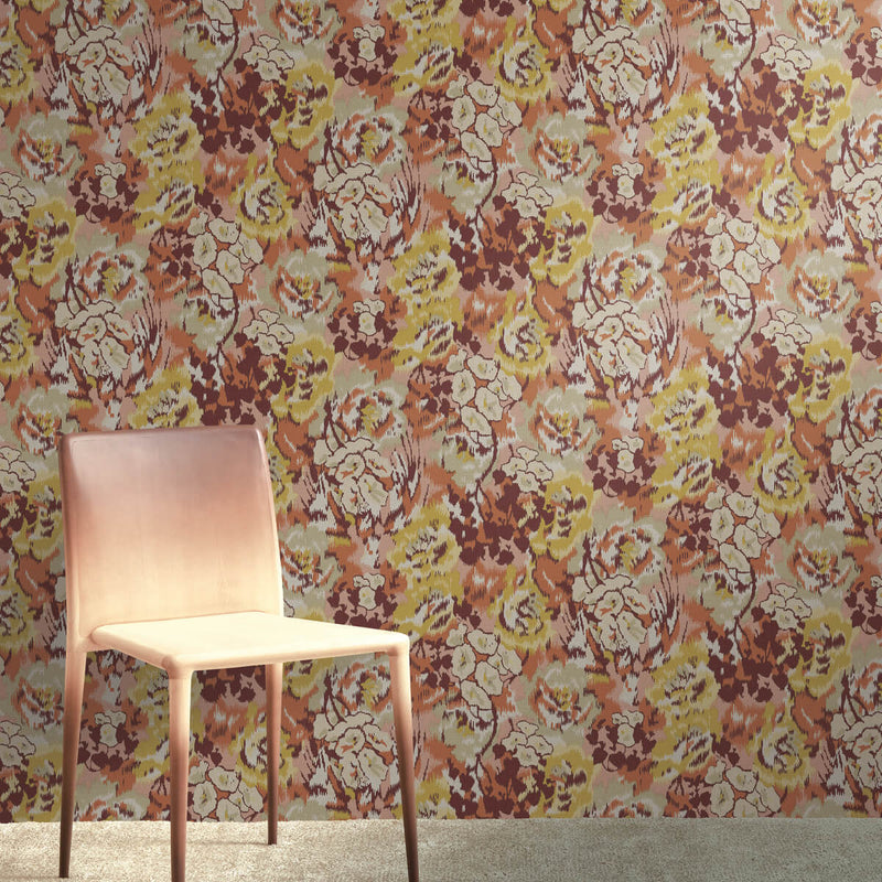 media image for Flower Pot Rust Wallpaper from the Missoni 4 Collection by York Wallcoverings 229