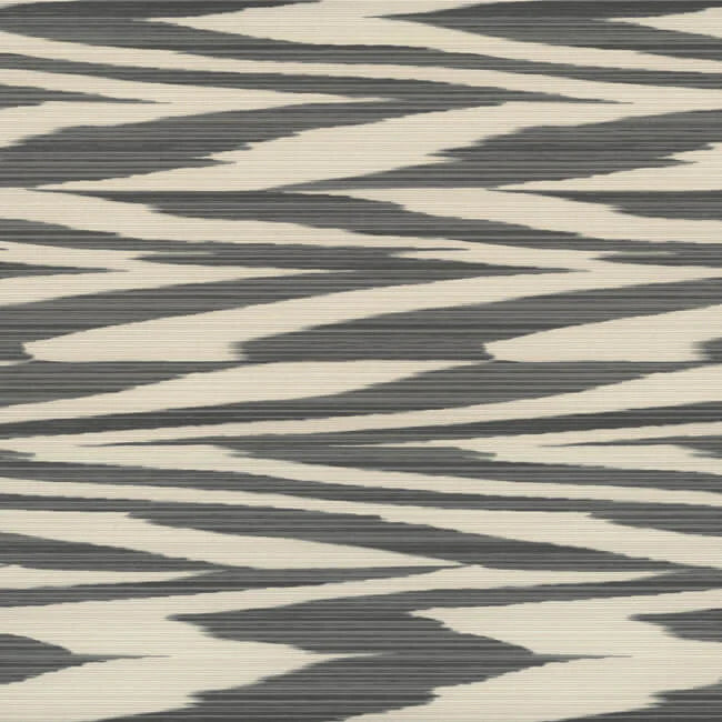 media image for Flamed Zig Zag Black/Cream Wallpaper from the Missoni 4 Collection by York Wallcoverings 213