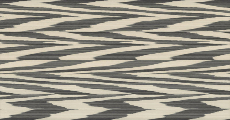 media image for Flamed Zig Zag Black/Cream Wallpaper from the Missoni 4 Collection by York Wallcoverings 266