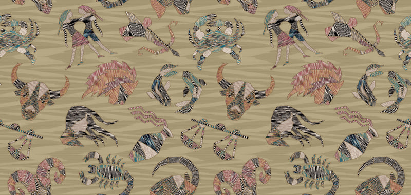 media image for Constellations Gold Wallpaper from the Missoni 4 Collection by York Wallcoverings 243