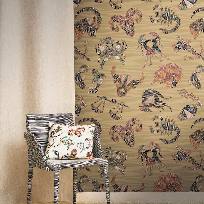 media image for Constellations Gold Wallpaper from the Missoni 4 Collection by York Wallcoverings 297