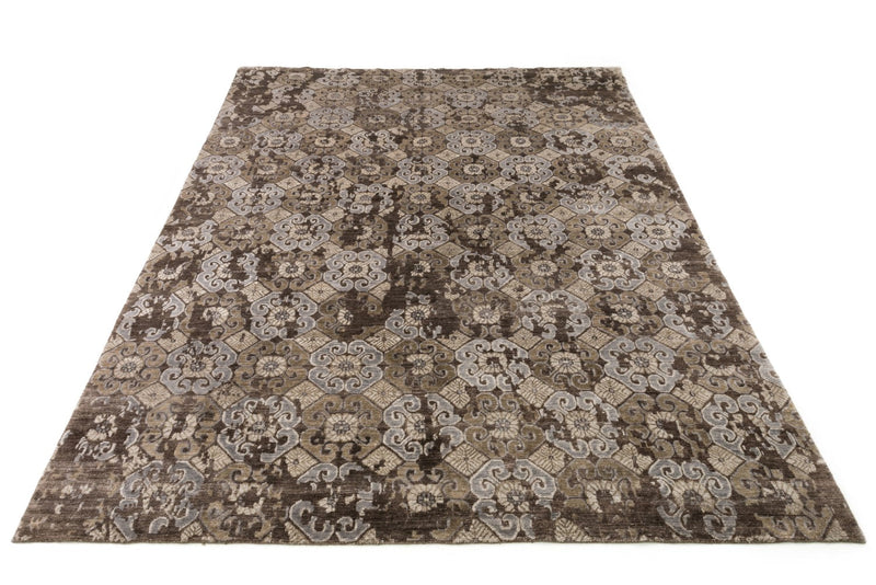 media image for Mirage Hand Knotted Walnut Rug 3 214