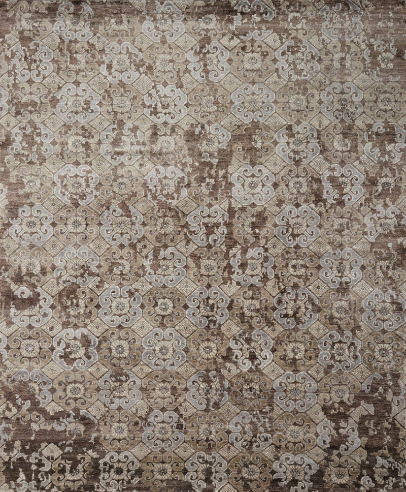 media image for Mirage Hand Knotted Walnut Rug 1 236