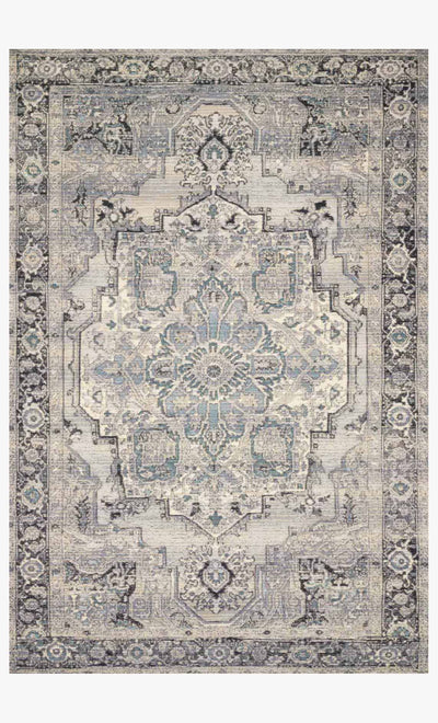 product image of Mika Rug in Grey & Blue by Loloi 53