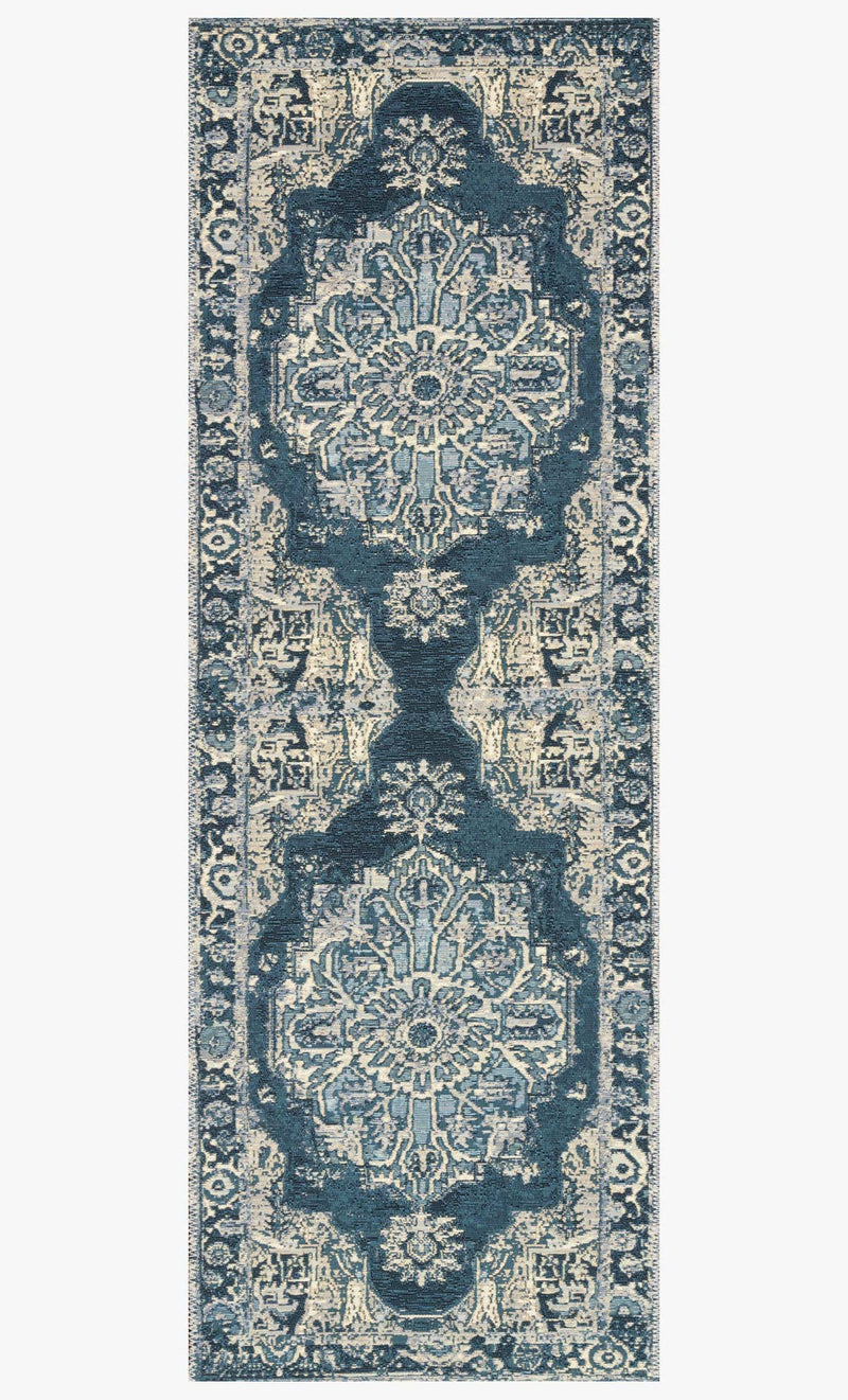 media image for Mika Rug in Dark Blue by Loloi 235