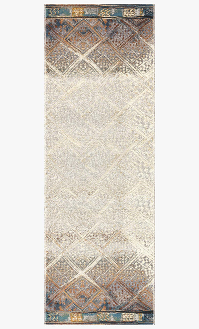 product image for Mika Rug in Ivory & Mediterranean by Loloi 43