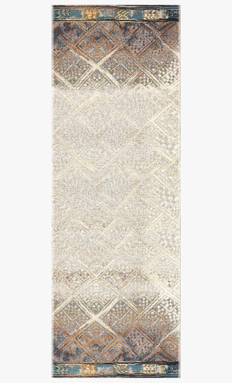 media image for Mika Rug in Ivory & Mediterranean by Loloi 227