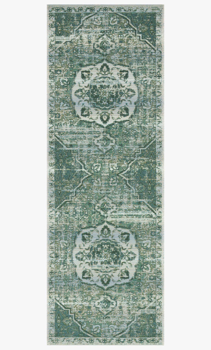 media image for Mika Rug in Green & Mist by Loloi 286