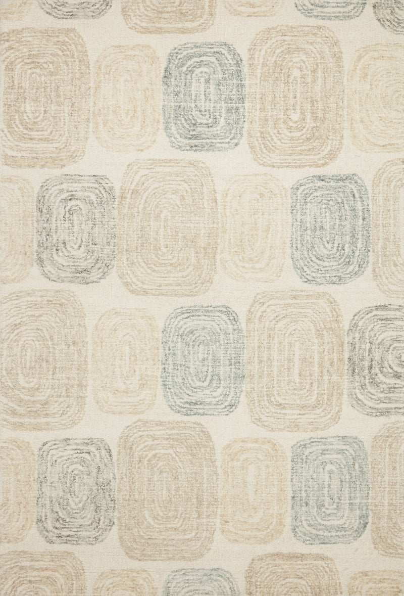 media image for Milo Rug in Teal / Neutral by Loloi 286