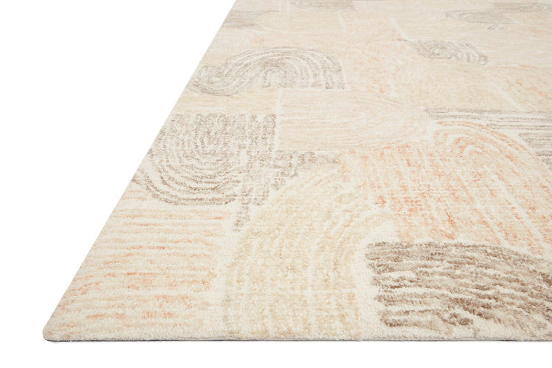 media image for Milo Rug in Peach / Pebble by Loloi 22