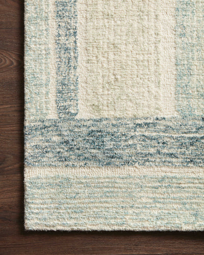 product image for Milo Rug in Aqua / Denim by Loloi 36