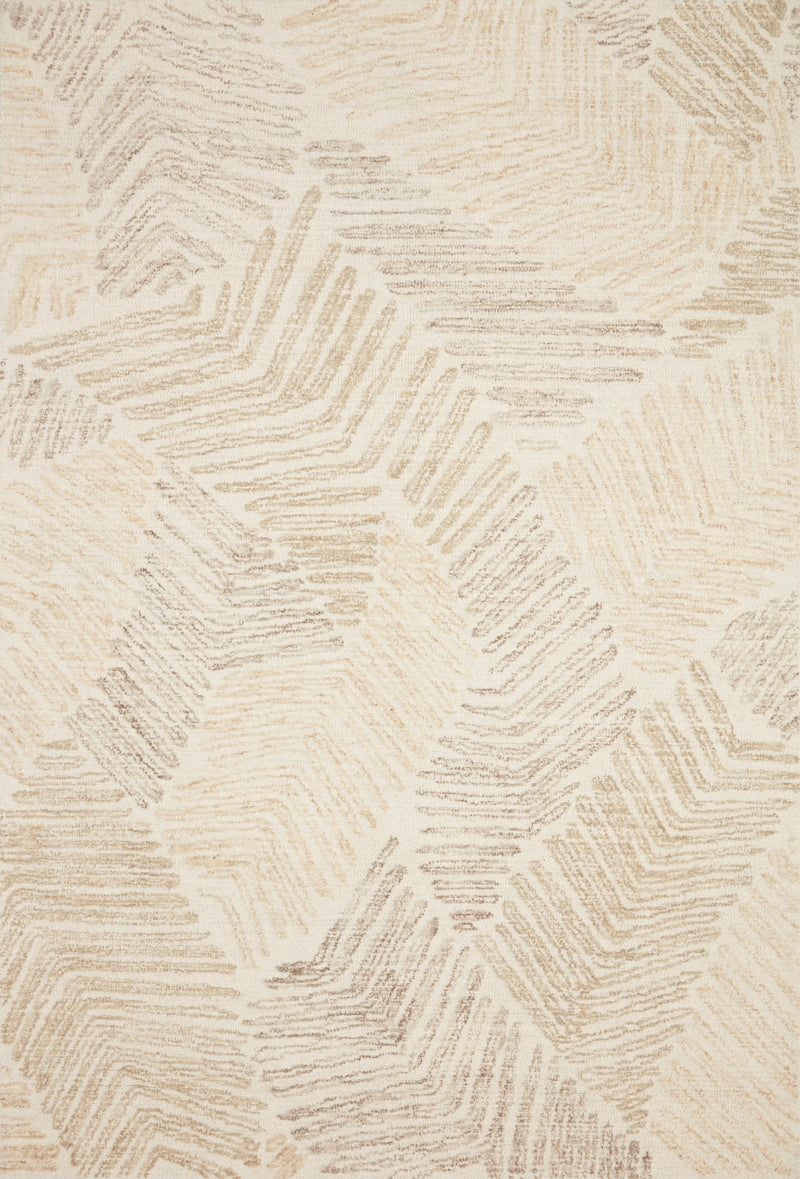 media image for Milo Rug in Olive / Natural by Loloi 22