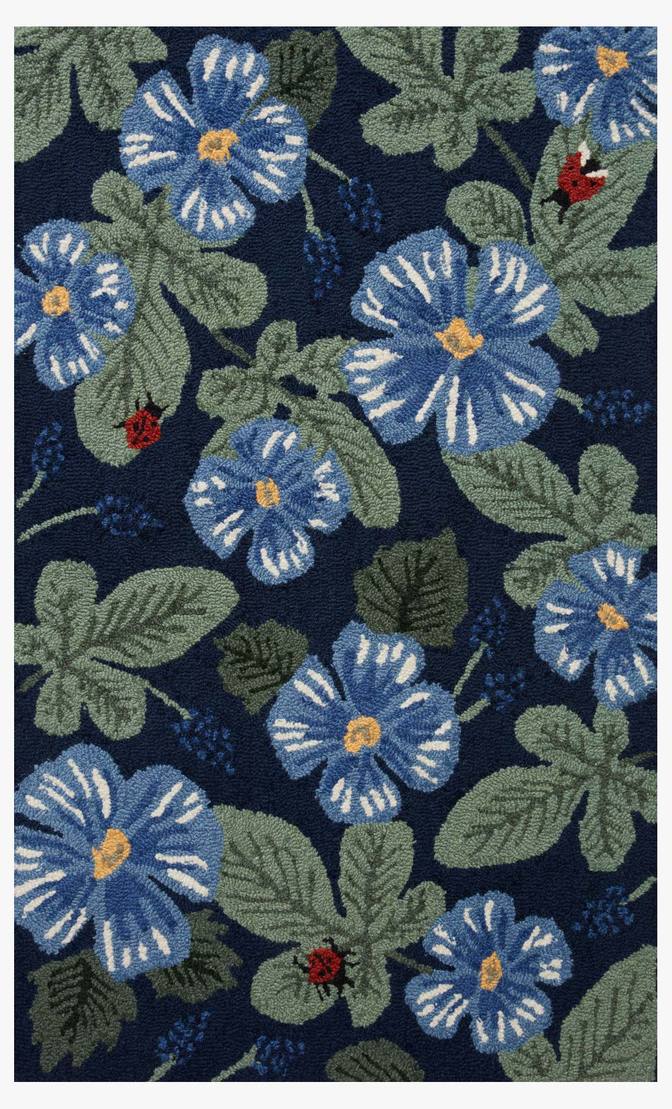 media image for Minnie Hooked Navy Rug 267