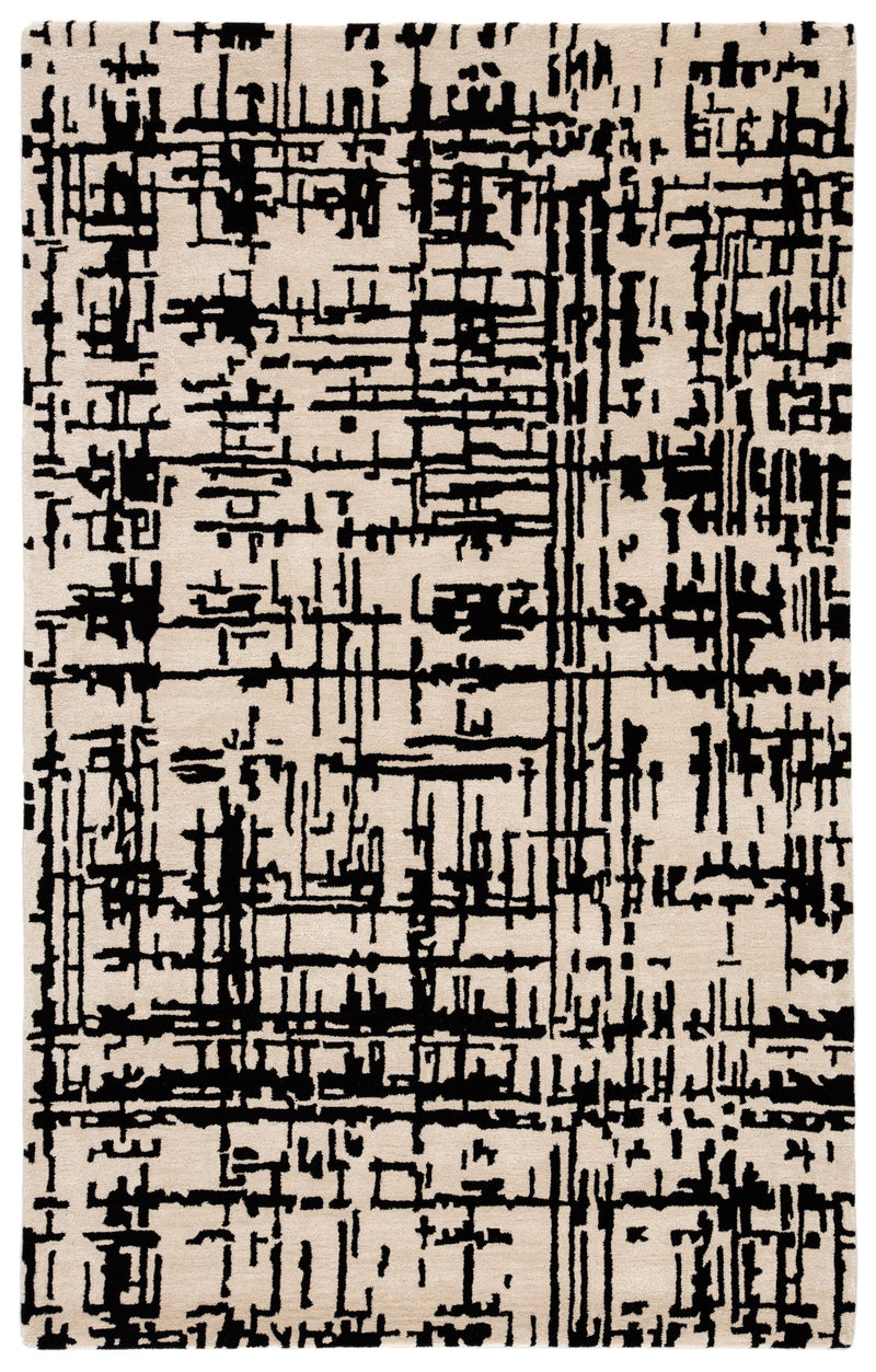 media image for cln15 pals handmade trellis cream black area rug design by jaipur 1 298