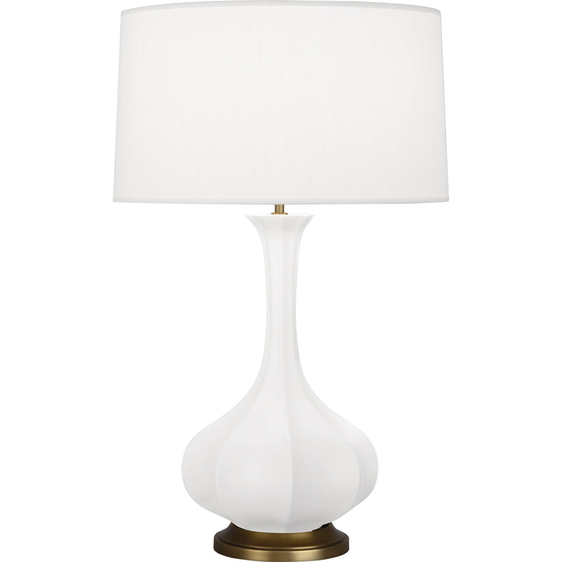 media image for pike 32 75h x 11 5w table lamp by robert abbey 17 21