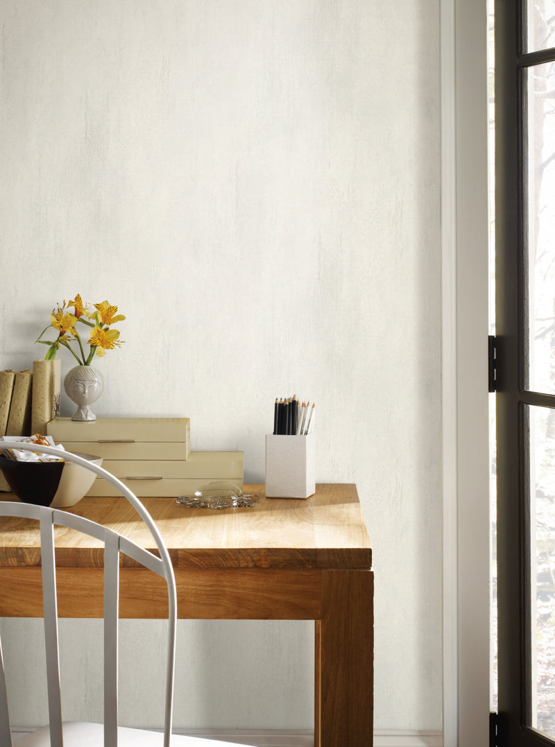 media image for Stucco Finish Wallpaper in White from the Mediterranean Collection by York Wallcoverings 210