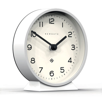 product image for m mantel clock in white design by newgate 3 95