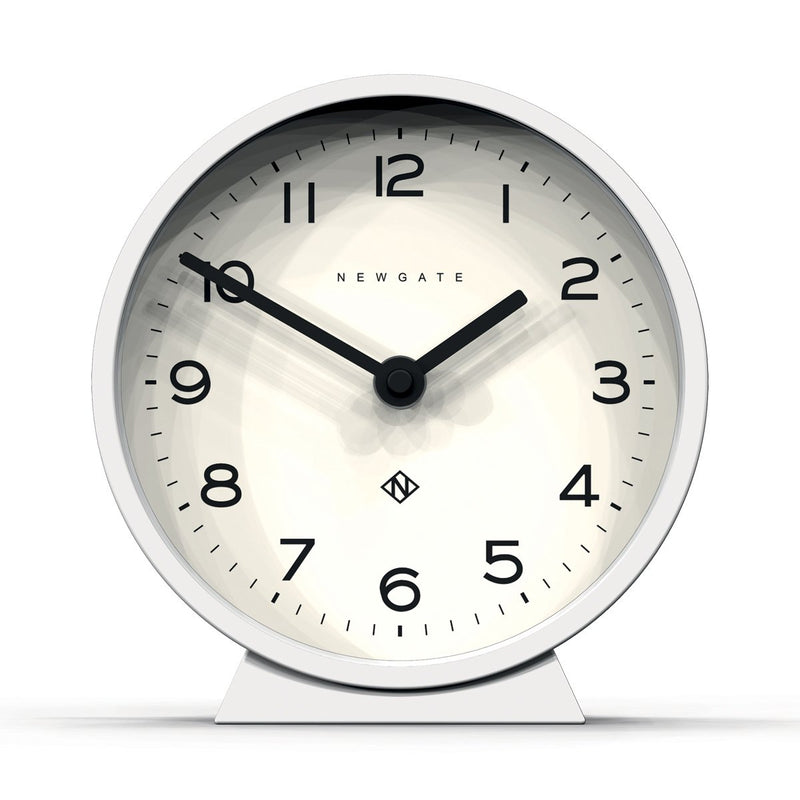 media image for m mantel clock in white design by newgate 1 284