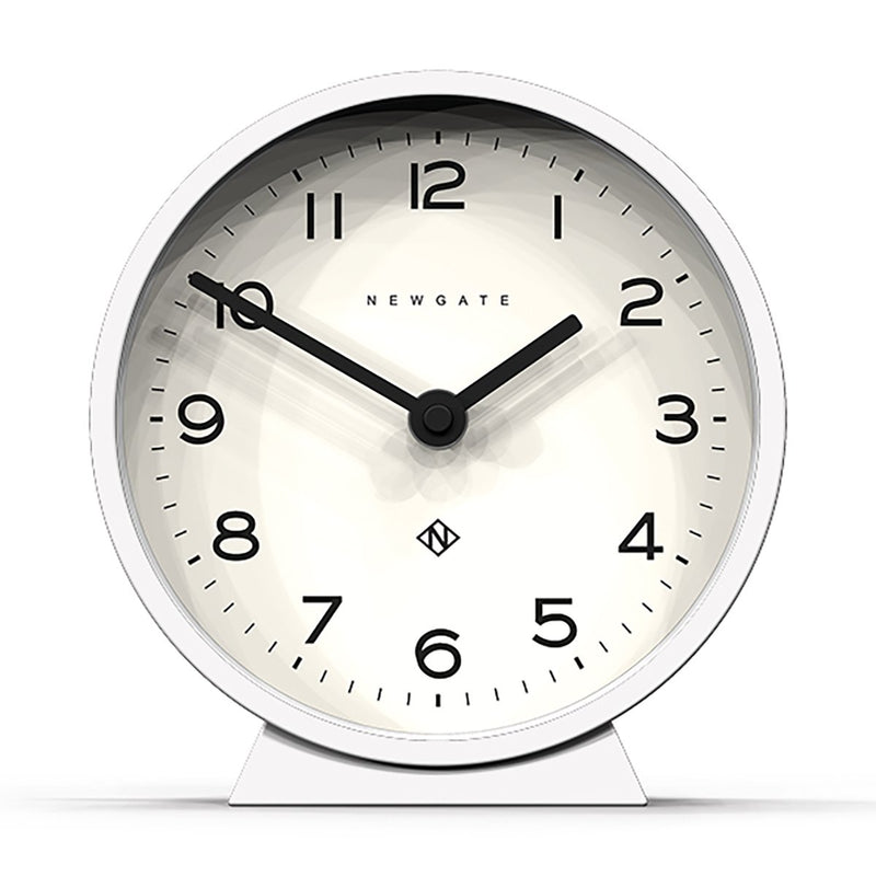 media image for m mantel clock in white design by newgate 2 283