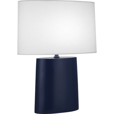 product image of matte midnight blue victor table lamp by robert abbey ra mmb03 1 572