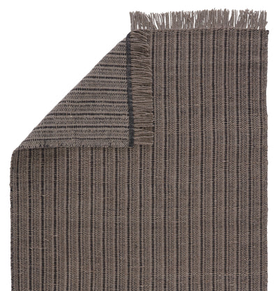 product image for Poise Handmade Solid Rug in Gray & Black 41
