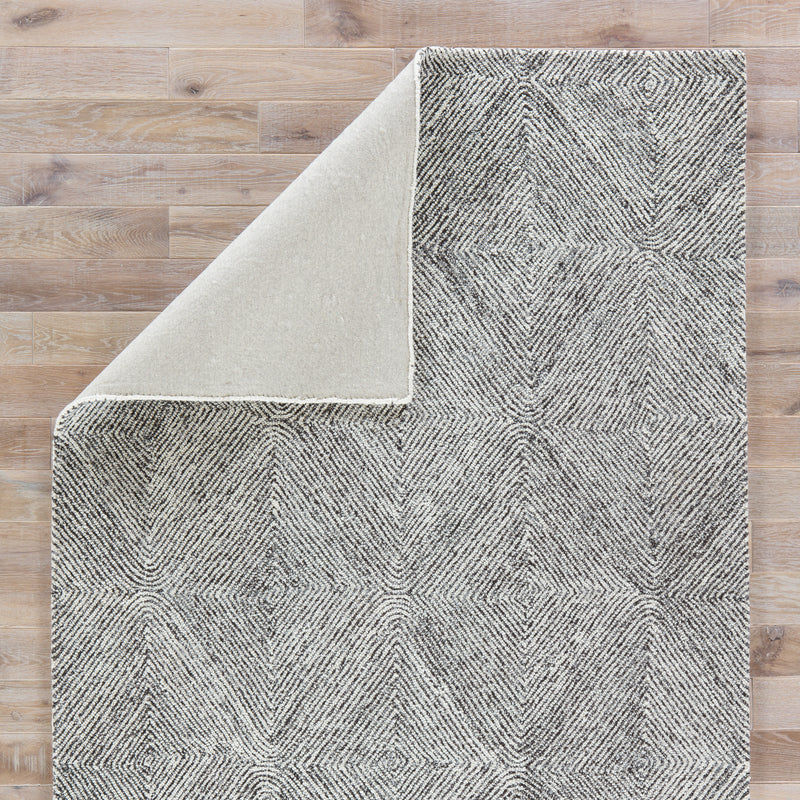 media image for exhibition geometric rug in whisper white beluga design by jaipur 3 242