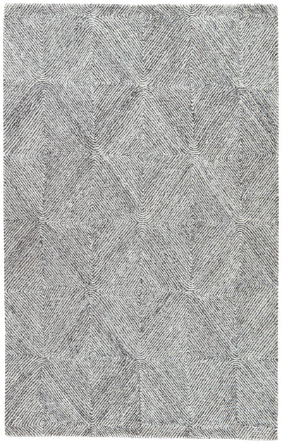 product image for exhibition geometric rug in whisper white beluga design by jaipur 1 40