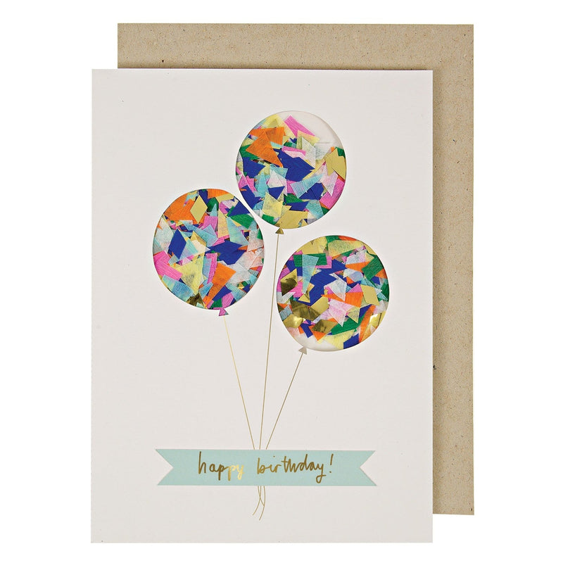 media image for balloon confetti shaker birthday card by meri meri mm 132607 1 25