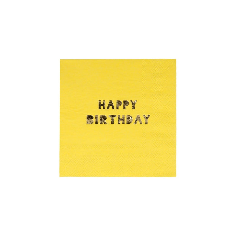 media image for happy birthday small napkins by meri meri mm 132958 4 226