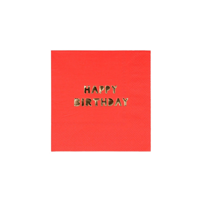 media image for happy birthday small napkins by meri meri mm 132958 5 261