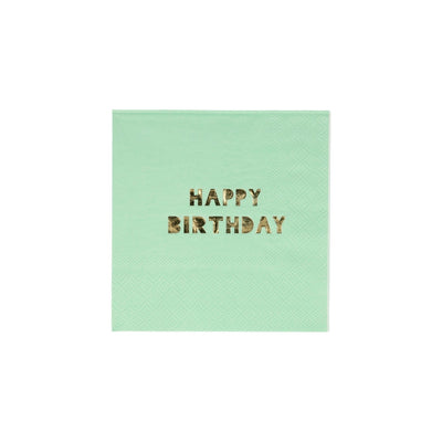 product image for happy birthday small napkins by meri meri mm 132958 6 63