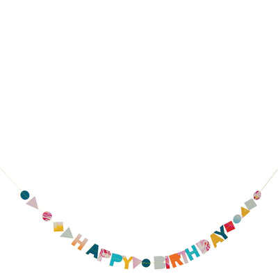 product image for marble birthday garland card by meri meri mm 135298 3 38