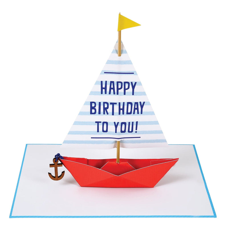 media image for sailing boat stand up birthday card by meri meri mm 145747 1 250