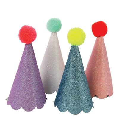 product image for glitter pompom party hats by meri meri mm 145981 1 60