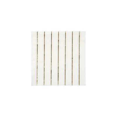 product image for gold stripe napkins by meri meri mm 181693 2 37