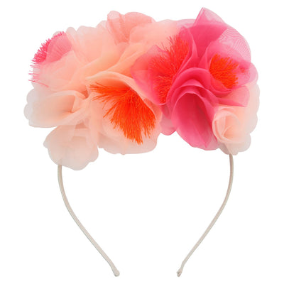 product image of pink floral headband by meri meri mm 185104 1 548