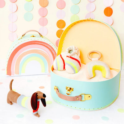 product image for sausage dog baby rattle by meri meri mm 187819 4 8