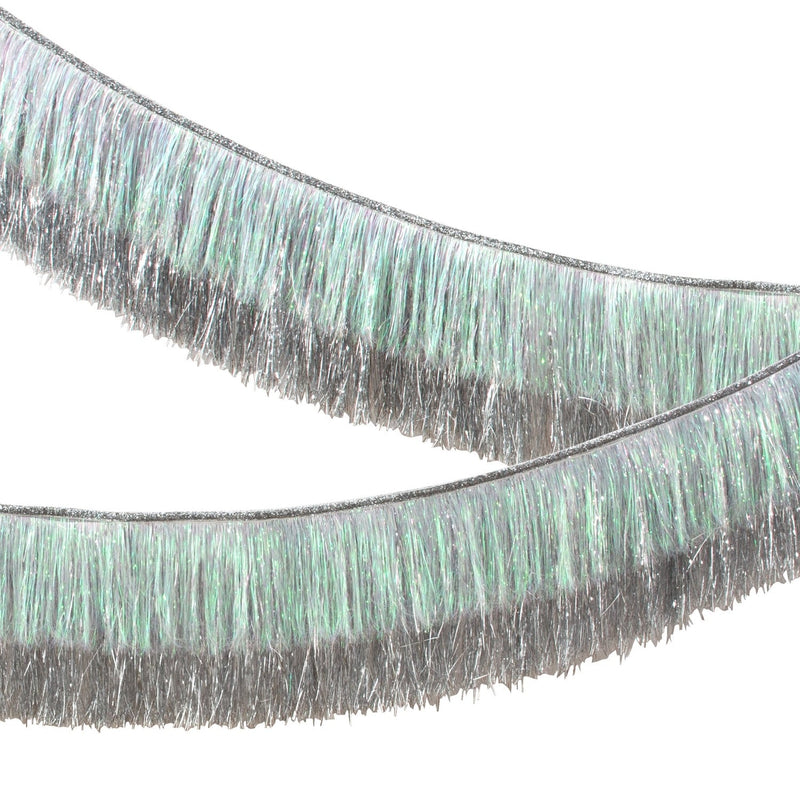 media image for silver iridescent tinsel fringe garland by meri meri mm 199074 1 246