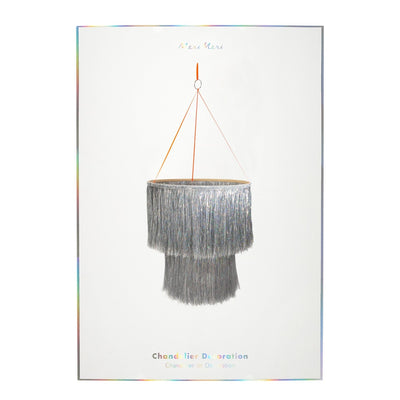 product image for silver tinsel chandelier by meri meri mm 199102 2 81