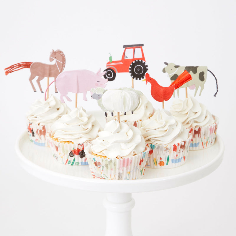 media image for on the farm partyware by meri meri mm 203375 8 22