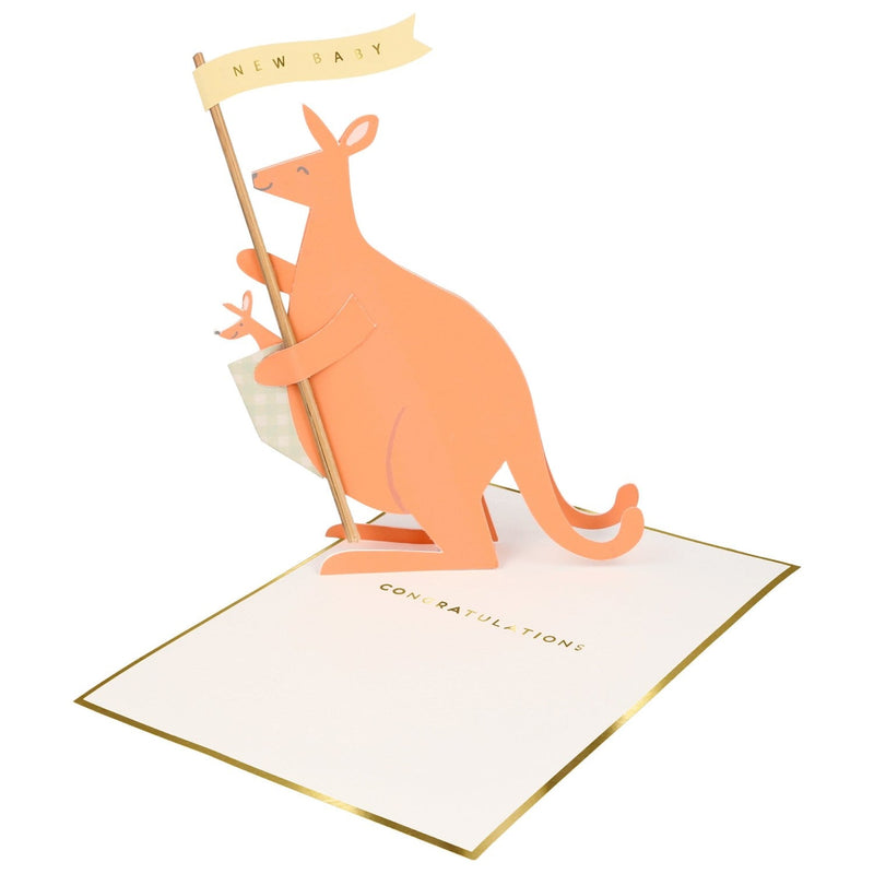 media image for baby kangaroo stand up card by meri meri mm 204616 1 224