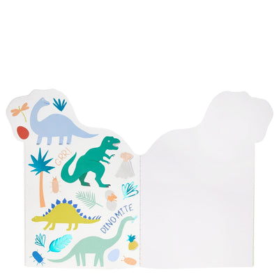 product image for dinosaur sticker sketchbook by meri meri mm 205597 6 33