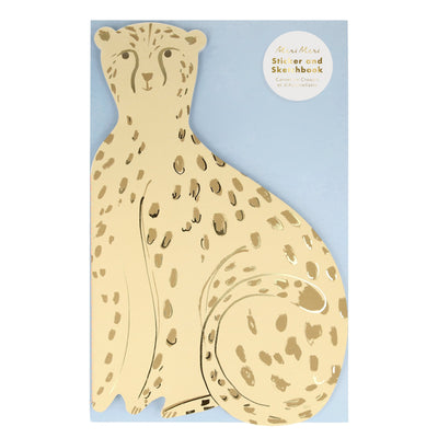 product image for cheetah sticker sketchbook by meri meri mm 205651 2 54