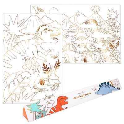 product image for dinosaur kingdom coloring posters by meri meri mm 206218 1 7