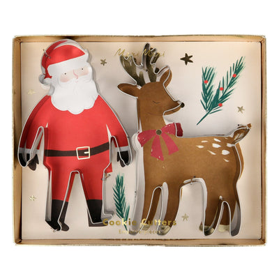 product image of santa reindeer christmas cookie cutters by meri meri mm 209872 1 531