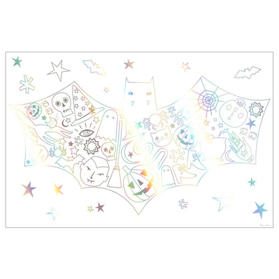product image for halloween coloring posters by meri meri mm 210070 4 96
