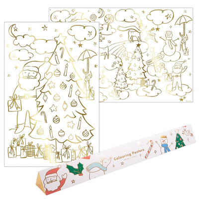 product image for christmas coloring posters by meri meri mm 210097 1 37