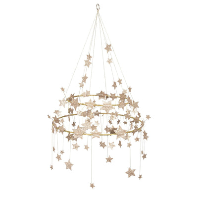 product image for gold sparkle star chandelier by meri meri mm 210367 1 35
