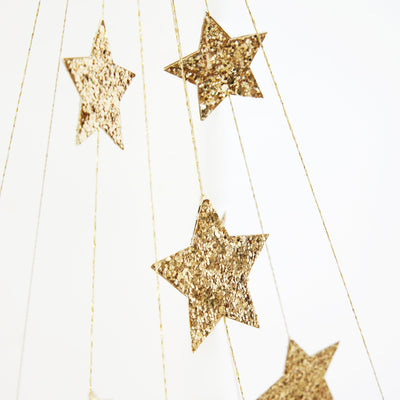 product image for gold sparkle star chandelier by meri meri mm 210367 2 35