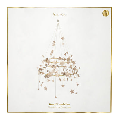 product image for gold sparkle star chandelier by meri meri mm 210367 4 14